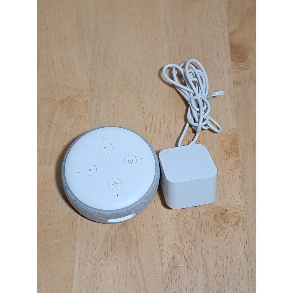Amazon Echo Dot (3rd Gen) White/Grey Smart Speaker with Alexa w/ Power Cord